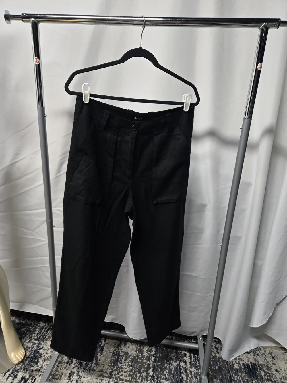 J Crew Black Women  Straight-Leg Pants